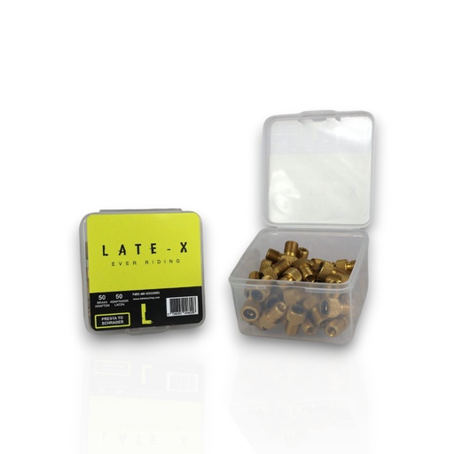 CAJA 50 ADAPTADORES PRESTA TO SCHRADER